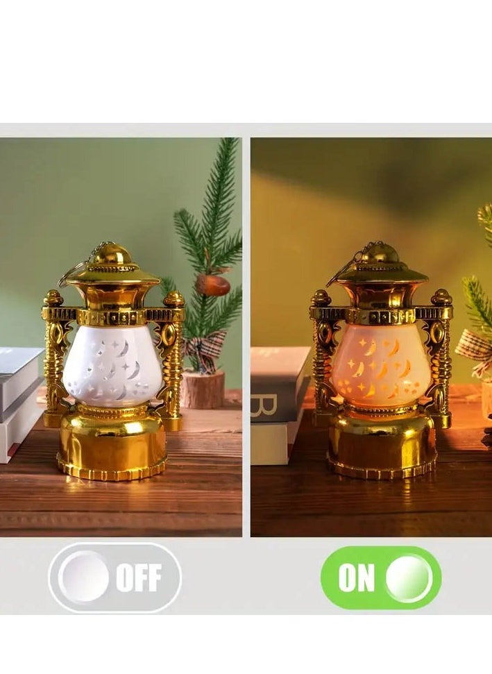 co arma - Small golden Ramadan lantern, 2 pieces - Image 1