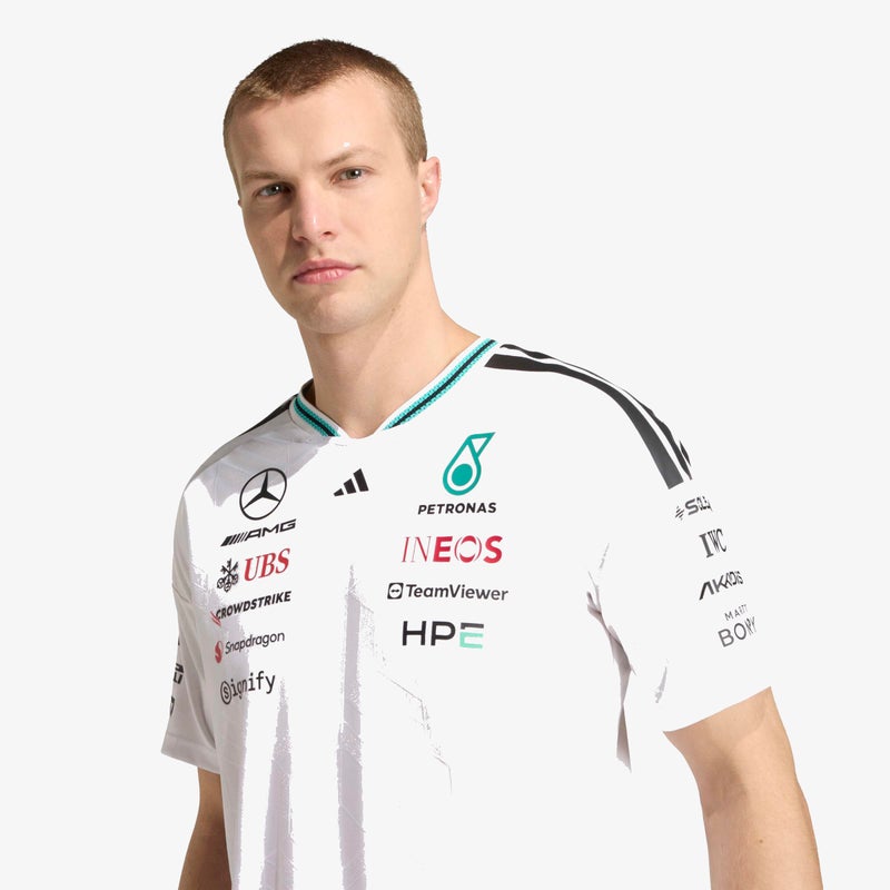 Adidas MERCEDES - AMG PETRONAS FORMULA 1 TEAM DRIVER JERSEY AUTHENTIC - Image 5