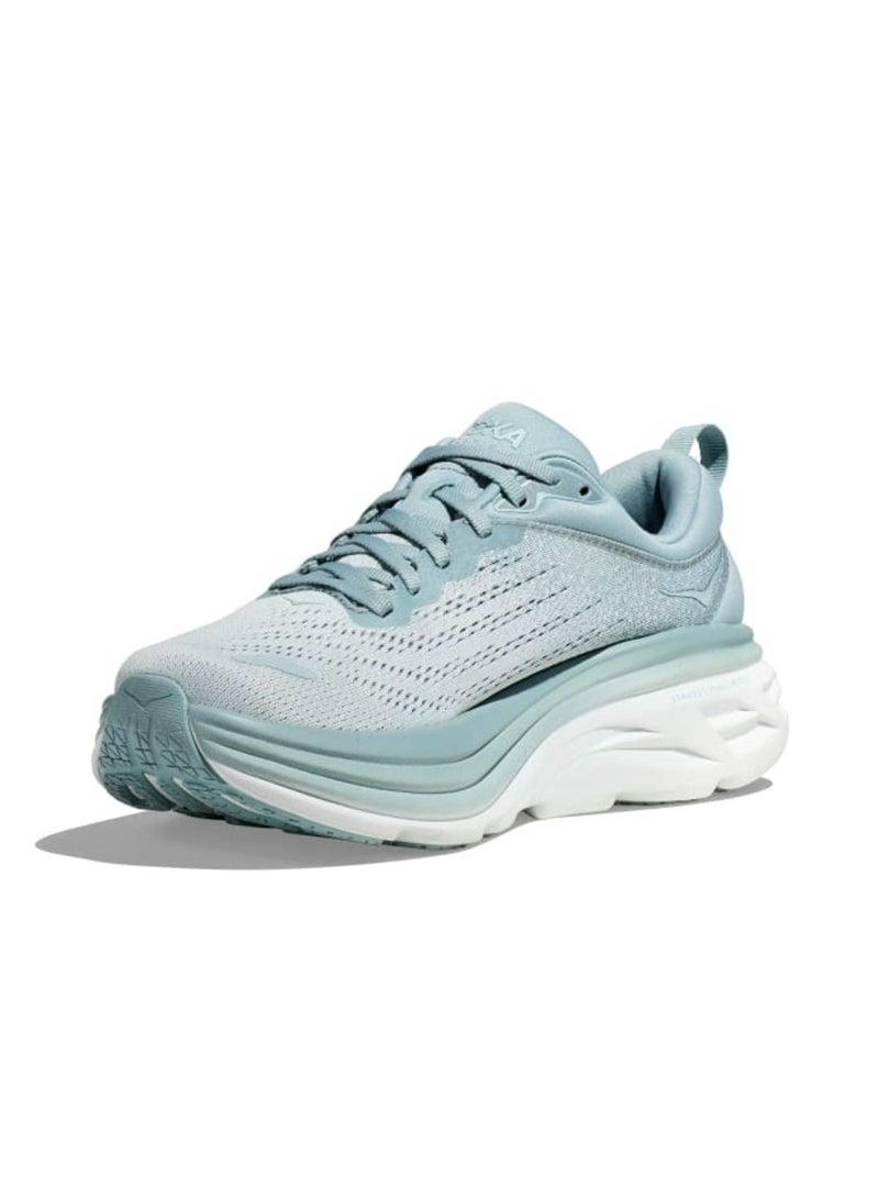 هوكا HOKA الهواء مضاد للماء بوندي 8 أحذية الركض أزرق فاتح - Image 2