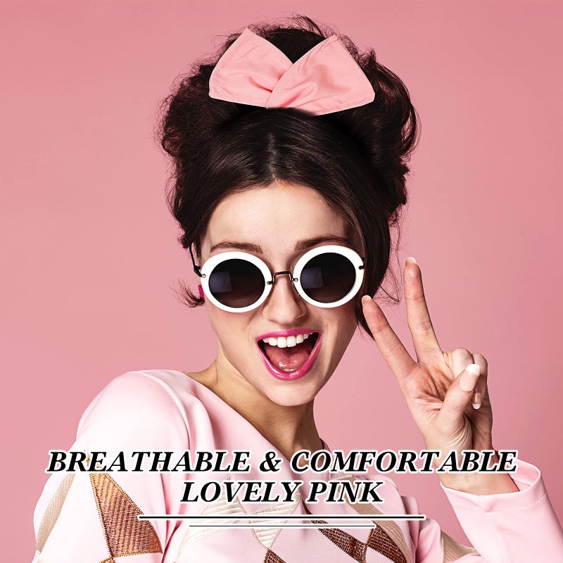 Syhood 4 Pieces Deft Hair Bun Maker Doughnut Hair Bun French Hairstyle(Black, White, Khaki, Pink) - Image 5