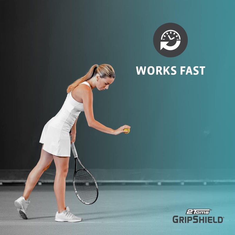2تومز 2 GripShield، معزز القبضة غير اللزج، قبضة جافة للتنس والجولف والرقص على العمود والألعاب، عبوات 6 قطع - Image 5
