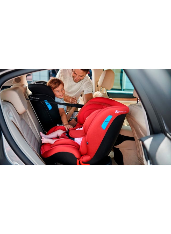 Kinderkraft - Vado Car Seat With Isofix System - Red - Image 1