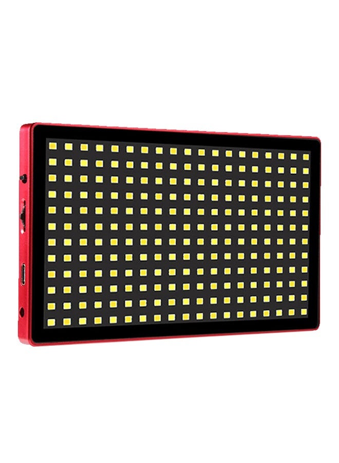 NIBEMINENT Portable LED Dimmable Fill Light With OLED Display Red/Black  - Image 1