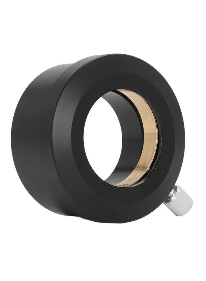 Black 2 Inch to 1 25 Inch Eyepiece Adapter for Metal Telescopes with Brass Locking System - Image 1