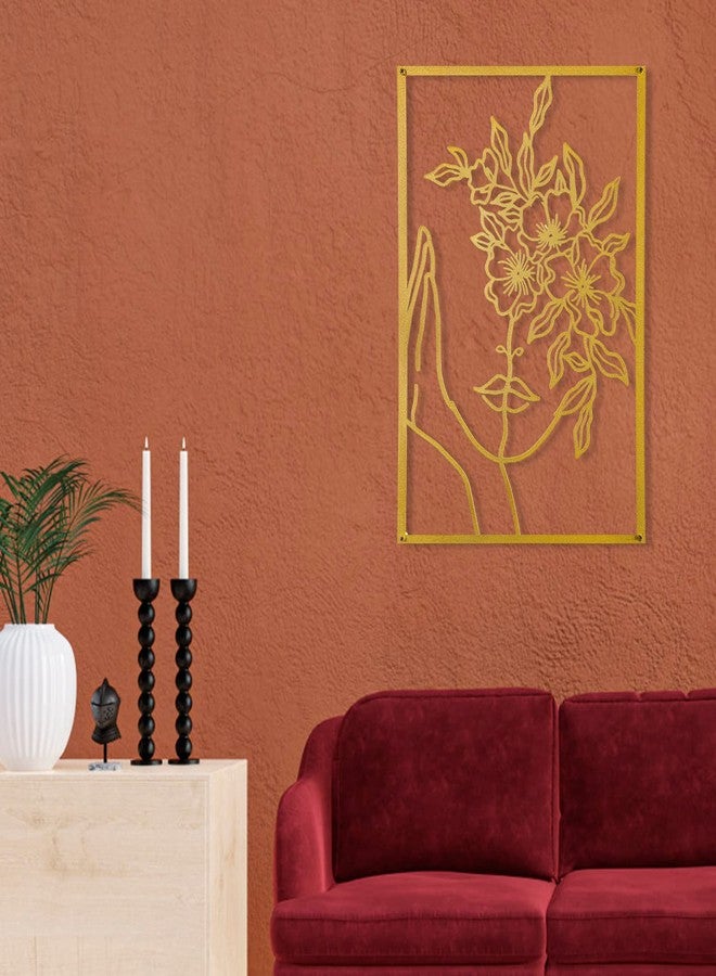 AGIOTA 3 Pcs Gold Wall Decor Above Bed Minimalist for Living Room Metal Line Art - Female Body, Gold Room Decor for Bedroom Modern Wall Art for Indoor 15inch - Image 2