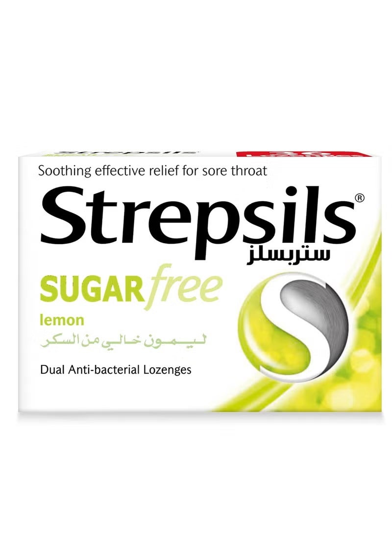 Strepsils Lozenge 16pcs Lemon Sugar Free - Image 1