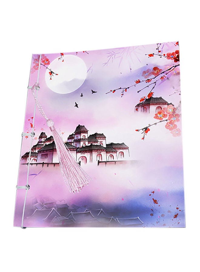 NIBEMINENT Ruled Lined Notebook Purple/White