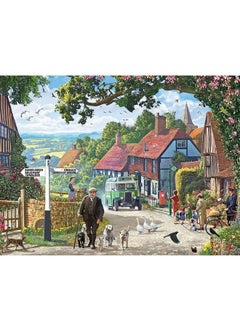 Bits and Pieces 4In1 Multipack 1000 Piece Jigsaw Puzzles For Adultseach Measures 20" X 27" (51Cm X 69Cm)Village Life By Artist Steve Crisp  - Image 4