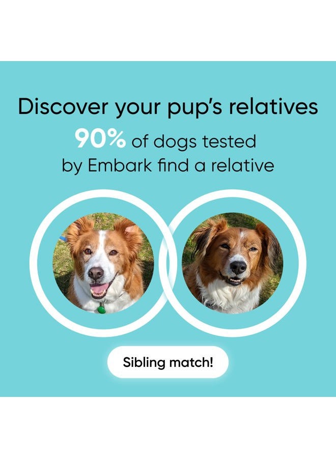 EMBARK Breed & Health Kit - Dog DNA Test - Discover Breed, Ancestry, Relative Finder, Genetic Health, Traits, COI - Image 4