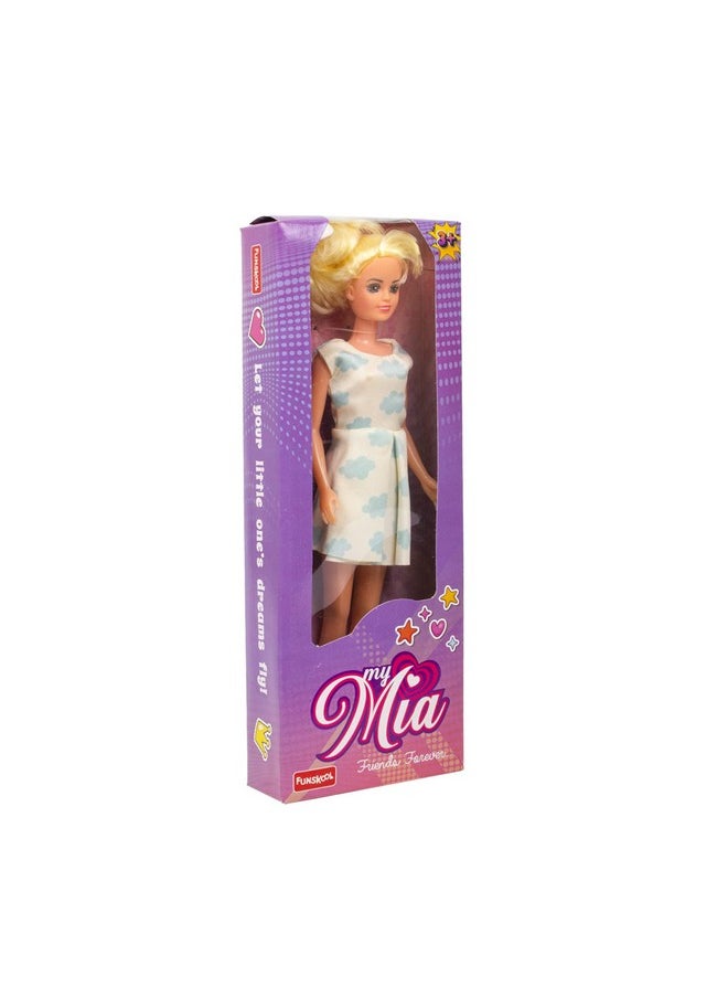 Funskool Funskool My MIA - Fashion Doll with Curley Blond Hair, Roleplay Toy for Girls Aged 3 Years and Above, Multicolour 