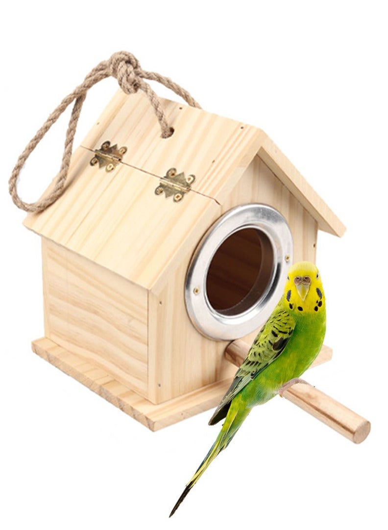 Birds wooden house nest - Image 1