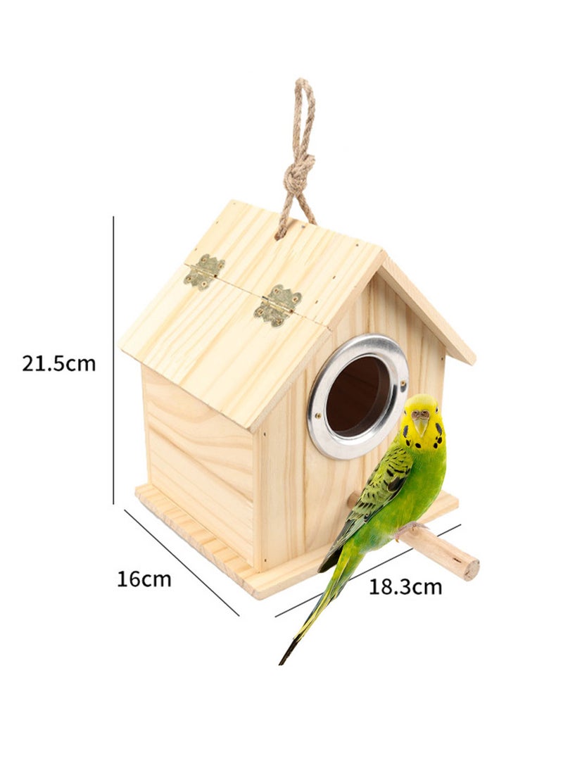 Birds wooden house nest - Image 2