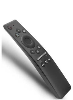 جهاز تحكم عن بعد صوتي عالمي لتلفزيون سامسونج الذكي LED QLED 4K 8K UHD كريستال إطار HDR منحني تلفزيونات ذكية، مع أزرار اختصار لـ Netflix، Prime Video، Hulu