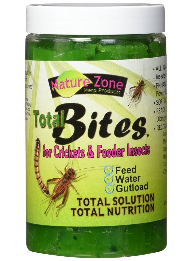 نايتشر زون Snz54511 Feeder Insects Total Bites Soft Moist Food With Spirulina، 9 أونصة - Image 1