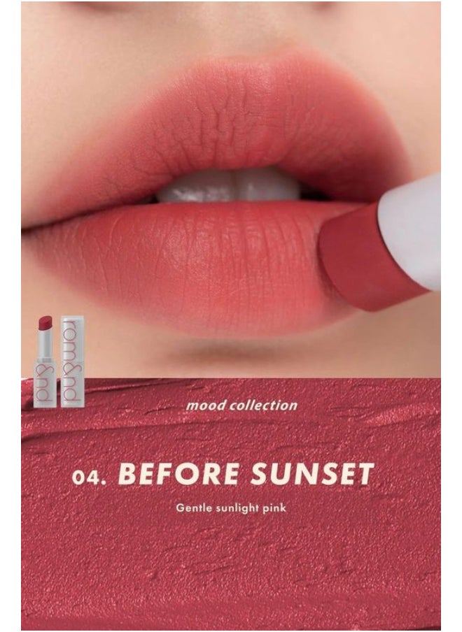 rom&nd Zero Matte Lipstick04 Before Sunset  - Image 3