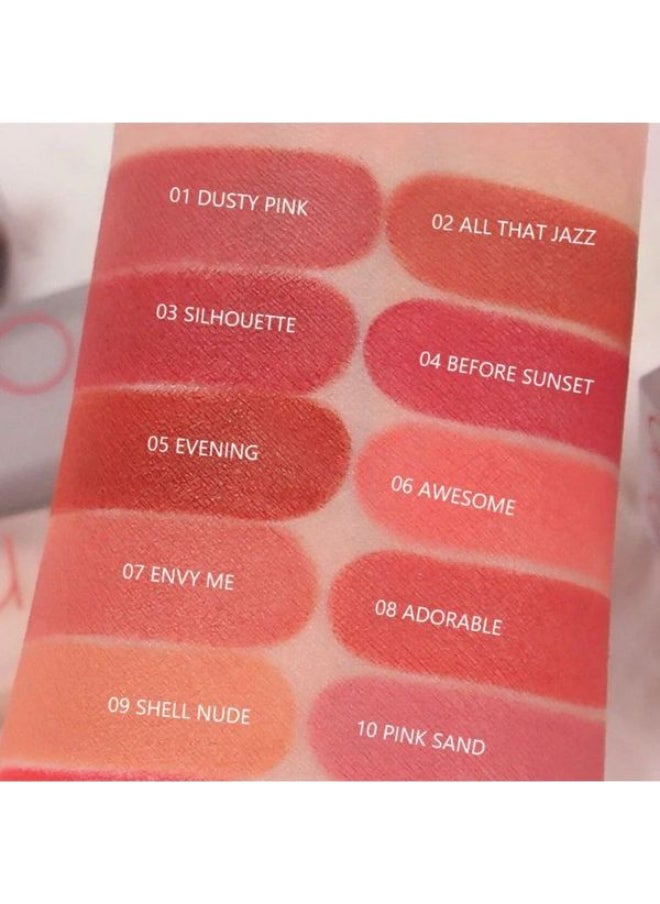 rom&nd Zero Matte Lipstick04 Before Sunset  - Image 4