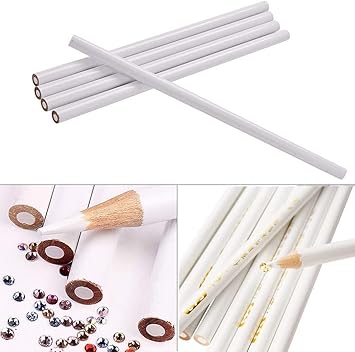أداة اختيار الجواهر من JP Arts Crafts 5 قطع قلم شمعي مزود بأحجار لامعة قلم حفر قلم جواهر كريستال قلم نقاط الماس أداة اختيار الماس لتزيين الأظافر - Image 4
