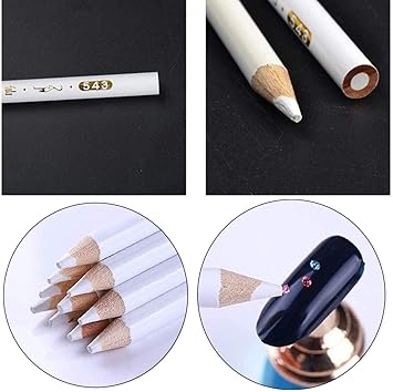 أداة اختيار الجواهر من JP Arts Crafts 5 قطع قلم شمعي مزود بأحجار لامعة قلم حفر قلم جواهر كريستال قلم نقاط الماس أداة اختيار الماس لتزيين الأظافر - Image 5