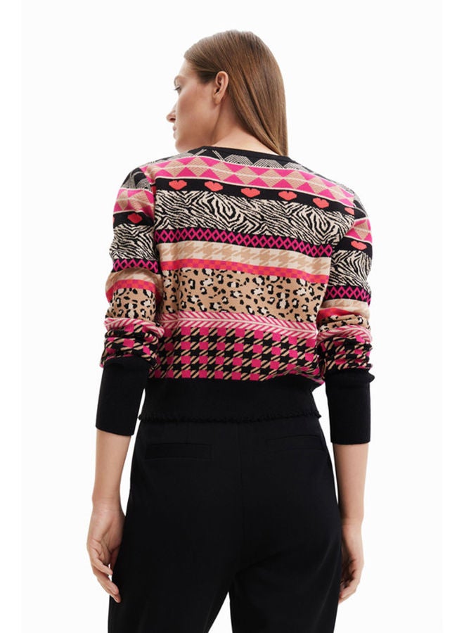 DESIGUAL بلوفر بحواف رفيعة  - Image 4