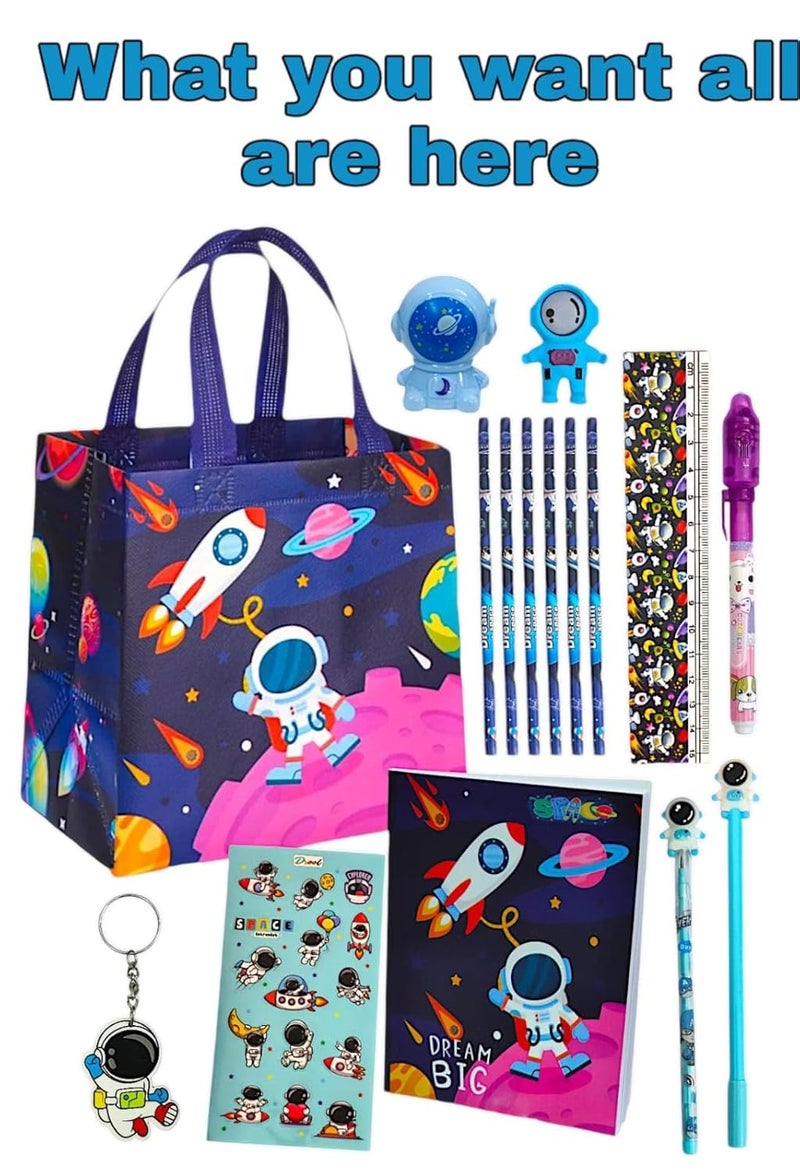 Tera13 Gift Stationery Set For Boys Pack Of 11 Stationery Items Birthday Return Gifts Stationery Combo Kit For Boys Space Theme Stationery Set For Boys School Stationery For Kids, Diwali gifts - Image 2