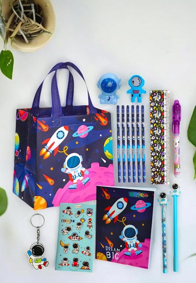 Tera13 Gift Stationery Set For Boys Pack Of 11 Stationery Items Birthday Return Gifts Stationery Combo Kit For Boys Space Theme Stationery Set For Boys School Stationery For Kids, Diwali gifts - Image 3