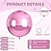 Biapian 12Pcs Light Pink Round Balloons Foil 22 18 15 10 4D Sphere Shaped Ball Balloon Large Metallic Pink Balloons for Wedding Prom Bridal Baby Shower Birthday Party Decorations Backdrop - Image 4