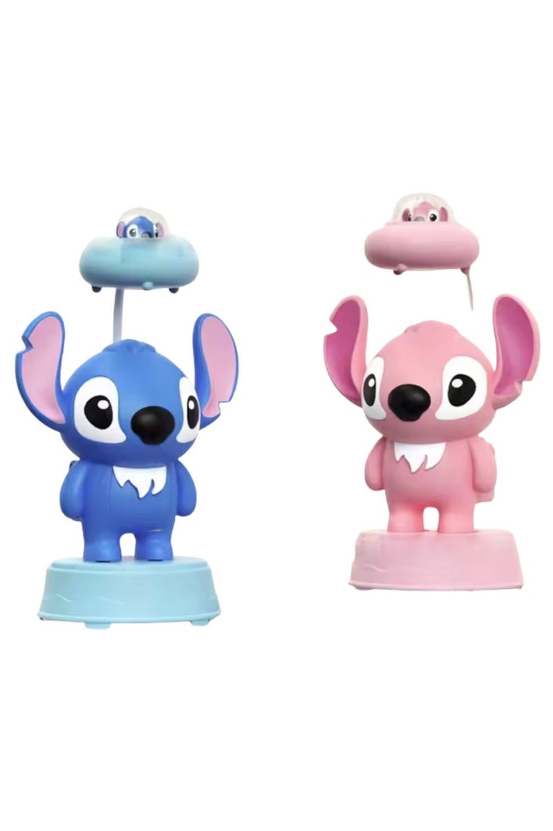 Children's Lamp with Built-in Pencil Sharpener – Practical and Fun Design for Study Room, Light Blue