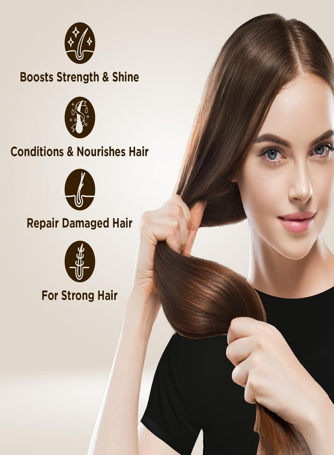 Nisha Conditioner for Strong and Smooth Hair, Egg Protein Conditioner for All Hair Types, Conditioners for Dry and Frizzy Hair (180ml Bottle) - Image 4