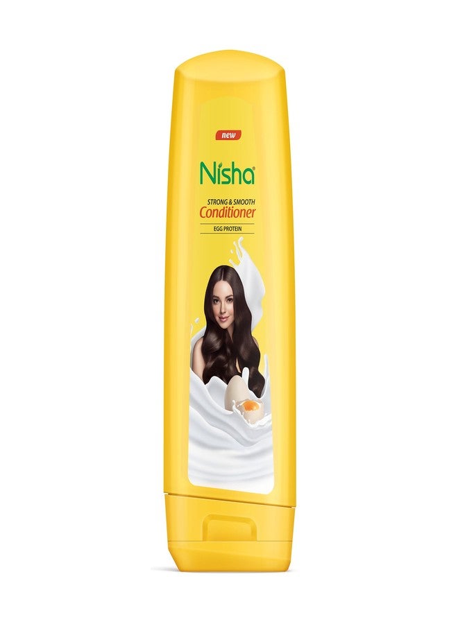 Nisha Conditioner for Strong and Smooth Hair, Egg Protein Conditioner for All Hair Types, Conditioners for Dry and Frizzy Hair (180ml Bottle) - Image 1