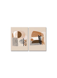Marktna Decorative Wall Art Painting with a Modern Design, 2 pieces, Size 80x60 cm  - Image 2
