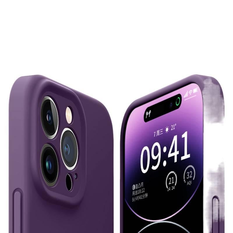 غطاء واقي | سيليكون سائل | وردي | مقاوم للصدمات لـ iPhone 14 / 14 Plus / 14 Pro / 14 Pro Max - Image 4