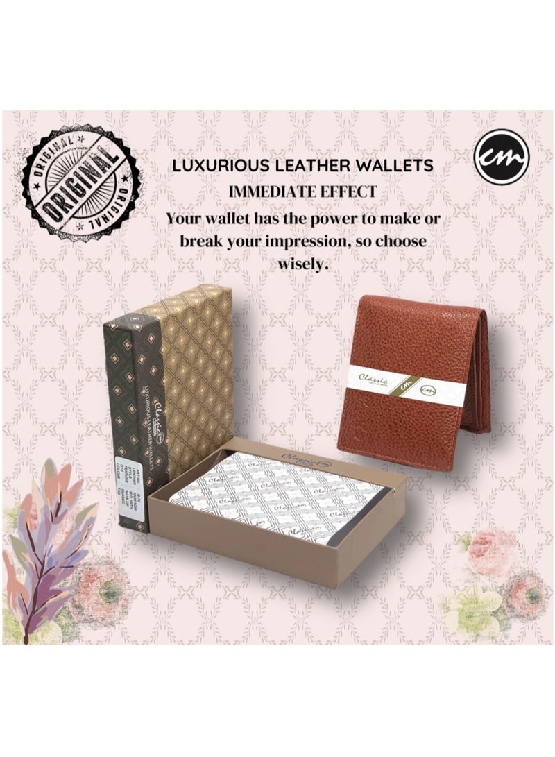 Classic Milano Classic Milano Wallet for Men - Genuine Leather Card Holder Wallet, RFID Blocking Bifold Mens Wallet with Coin Pouch, Slim Wallet for Men, Durable Man Wallet - Ideal Gift  - Image 2
