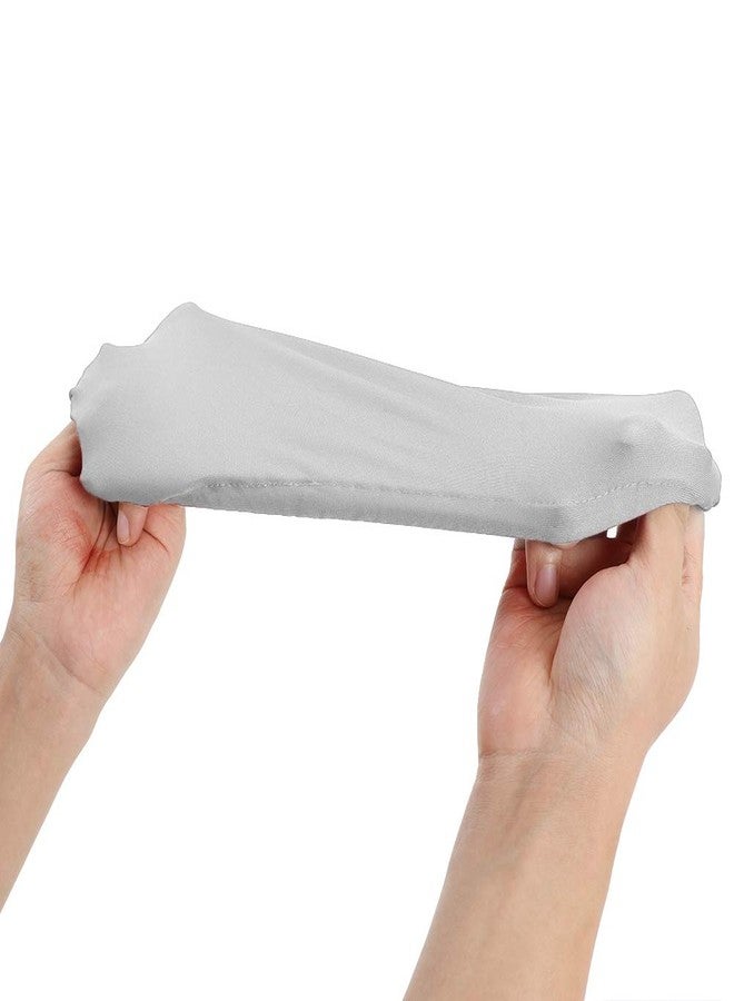 زيروديس أغطية مساند أذرع كرسي المكتب من زيروديس، وسادات مساند أذرع مريحة وقابلة للتمدد لكرسي ألعاب الكمبيوتر المكتبي للمنزل (رمادي) - Image 4