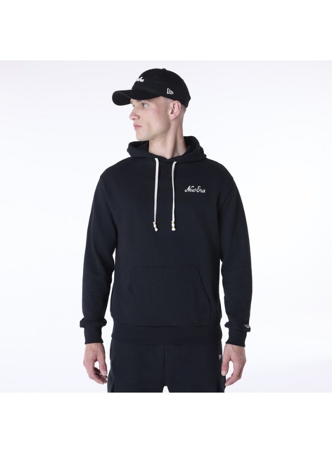 NEW ERA NE SCRIPT HOODIE NEWERA  BLK - Image 1