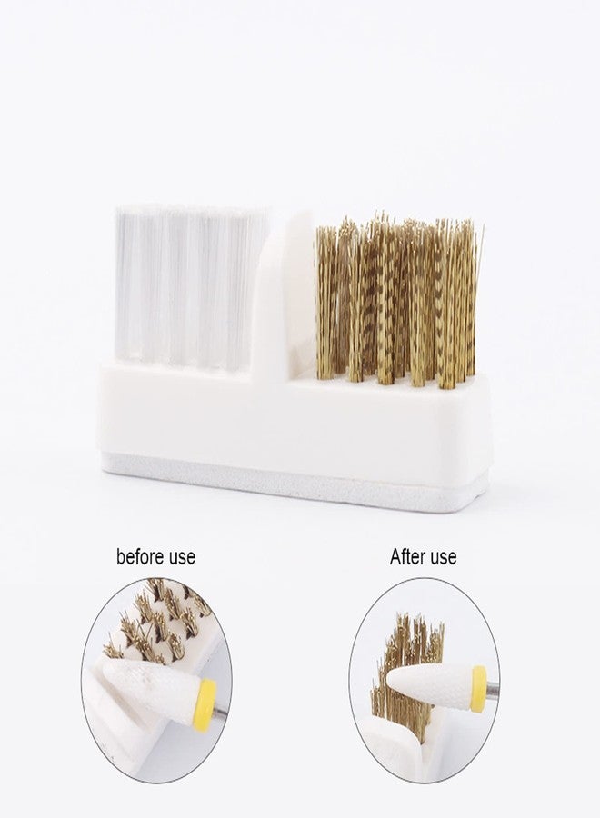 TEONEI Nail Drill Bit Wire Cleaner Brush, Nail Art Cleaner Tool for Salon or Home Use, 3Pcs - Image 3