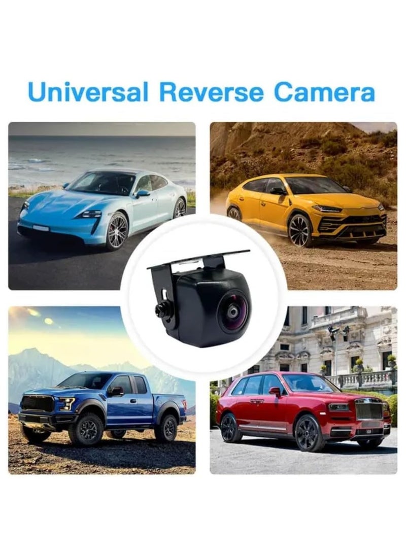 SHEZA STAR - Universal Rear View Camera, AHD Backup Camera for Car, Stainless Bracket License Plate Backup Camera,IP69 Waterproof 145° Reverse, Back Up Camera for Cars,RV,SUV - Image 1