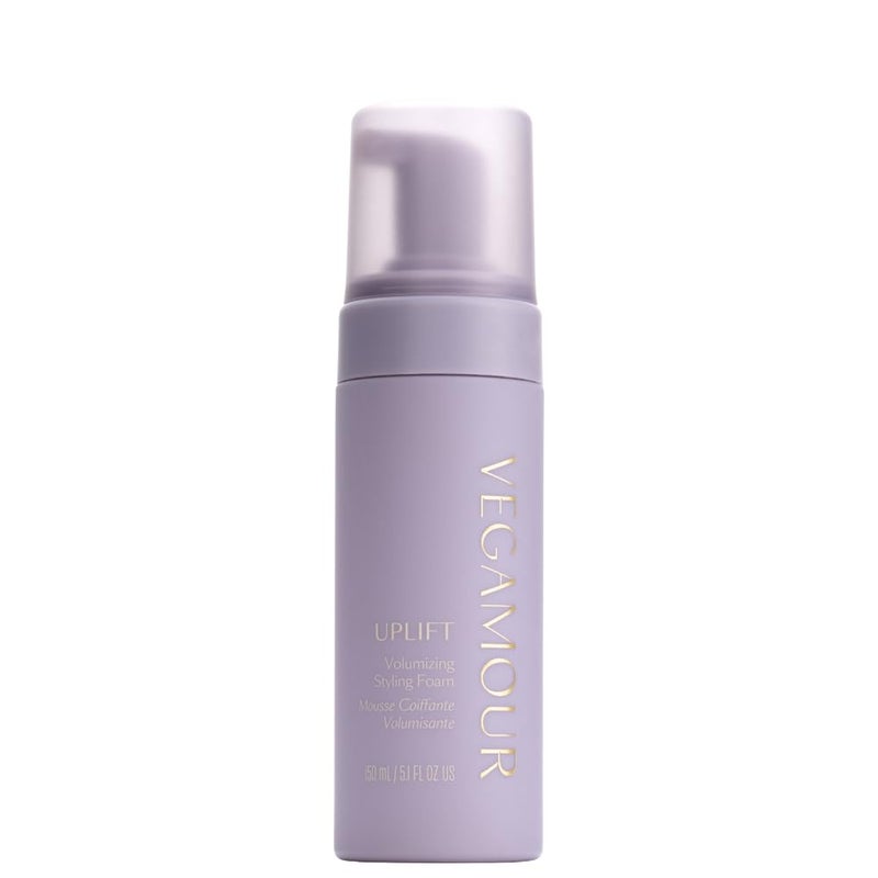 VEGAMOUR UPLIFT Volumizing Styling Foam, For fine, flat & thinning hair, Provides Volume & Resists Humidity, Non Sticky Formula, Bouncy Soft Hair - Image 1