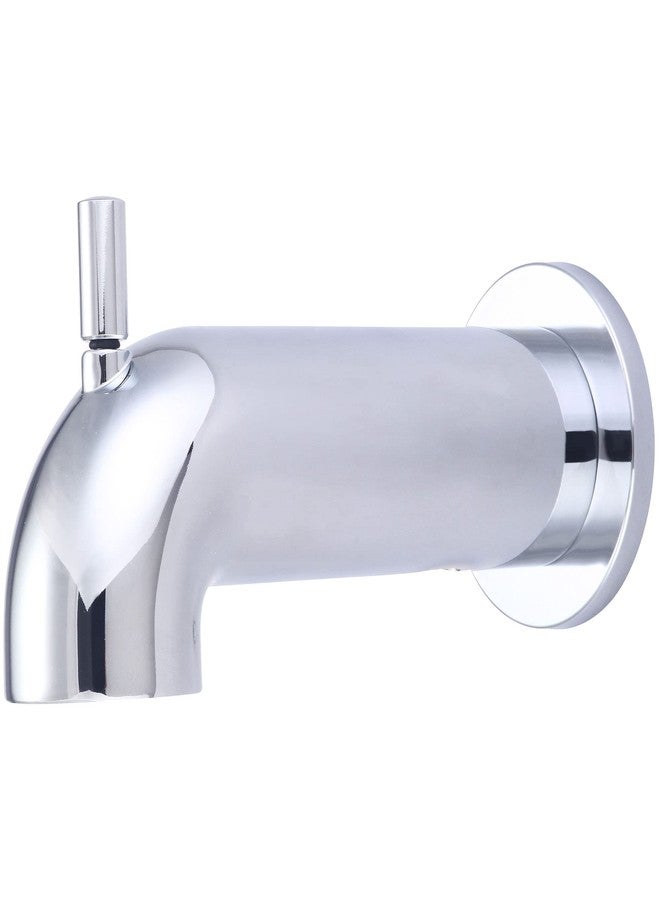 Olympia Faucets OP-640063 Extended 7" Combo Diverter Tub Spout in Polished Chrome - Image 1