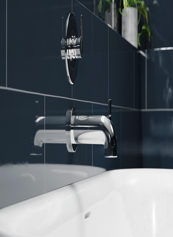 Olympia Faucets OP-640063 Extended 7" Combo Diverter Tub Spout in Polished Chrome - Image 3