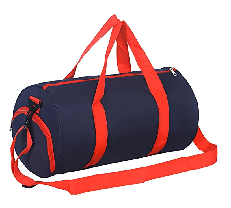 ACORMEK Gym Bag for Men and Women Travel Sports Duffel Bag with Shoes Compartment Adjustable Strap and Water Resistant | Workout, Exercise, Fitness |Kit |Sports Fitness Bag (Blue) - Image 2