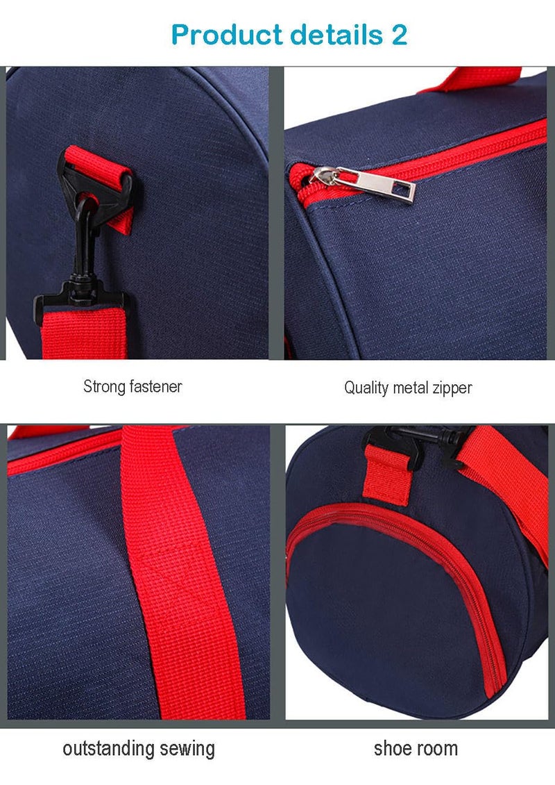 ACORMEK Gym Bag for Men and Women Travel Sports Duffel Bag with Shoes Compartment Adjustable Strap and Water Resistant | Workout, Exercise, Fitness |Kit |Sports Fitness Bag (Blue) - Image 5