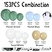 Vztipki 153 Pcs Green Cow Balloon Arch Garland Kit Sage Green Blue Brown Sand White and Cow Print Balloons for Farm Western Birthday Baby Shower and Cowboy Theme Party Decorations - Image 4