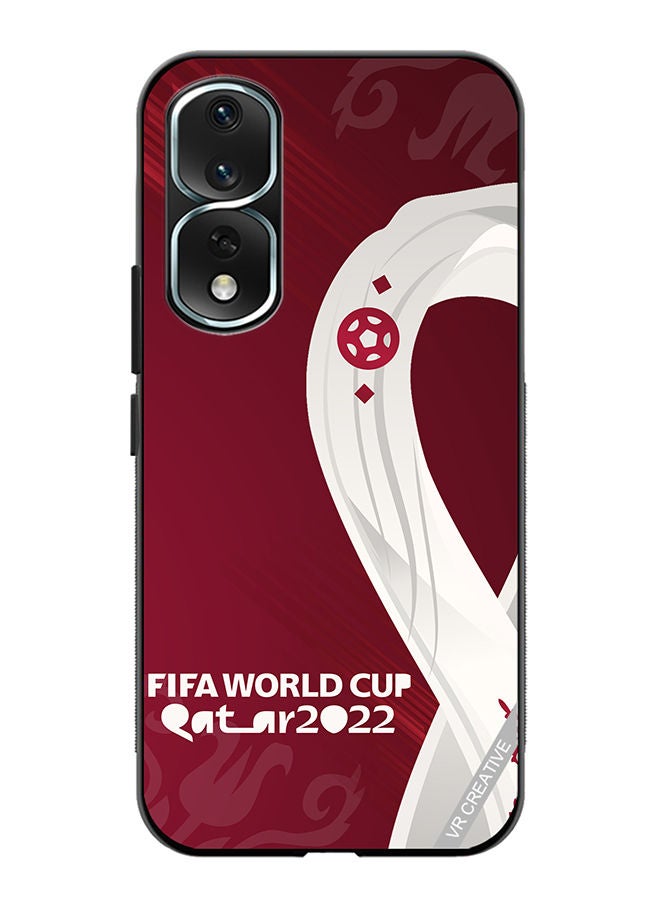 VR CREATIVE Protective Case Cover For Honor 80 Pro Qatar World Cup Design Multicolour - Image 1