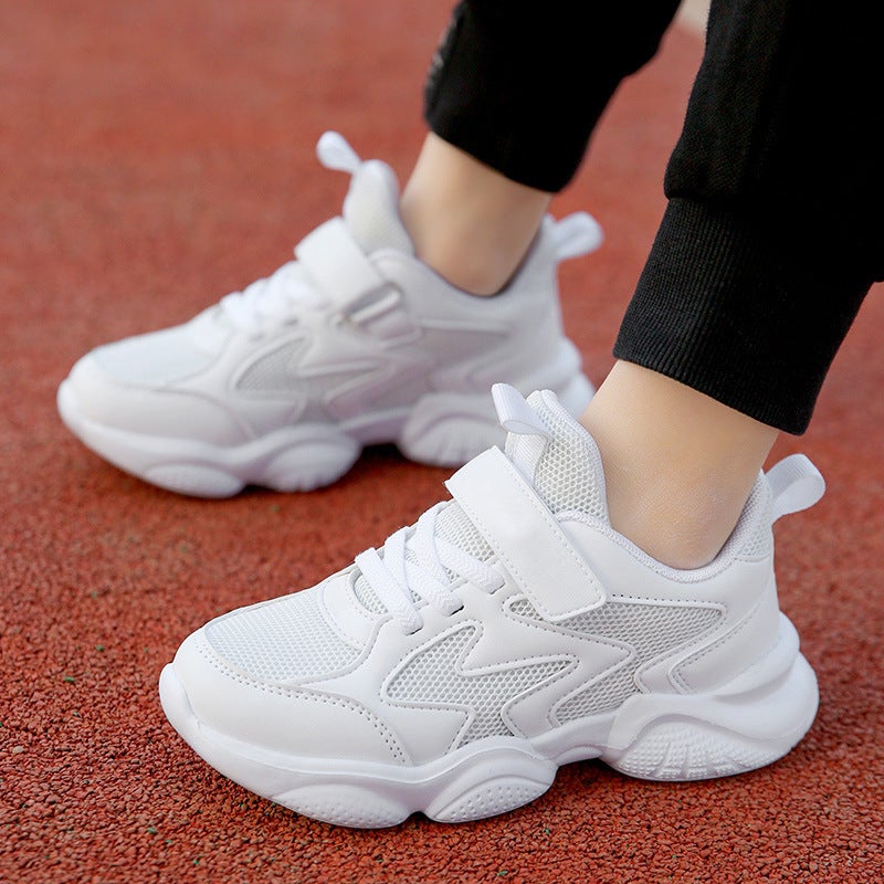 Mesh Sneakers Lightweight Flexible Sole Walking Shoes For Kids Indoor And Outdoor Activities - Image 1