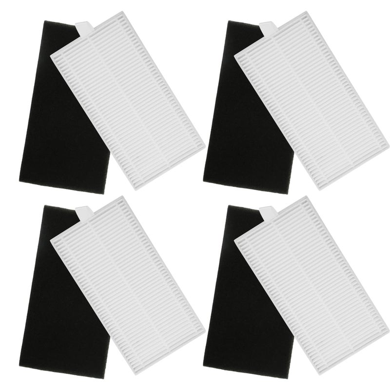 Verilux Replacement Filters for Ecovacs Deebot Y1 pro Vacuum Cleaner Capturing Larger Particles and Debris Tailorted fit Replacement Primary Filters for Ecovacs Deebot Y1 pro Pack of 4 - Image 1
