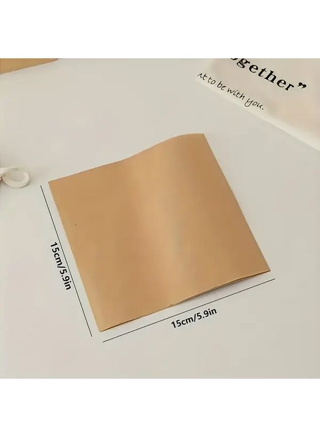 100pcs Non Stick Baking Paper 5.91x5.91 Inch for Cookies Air Fryer Oven Grill - Image 1