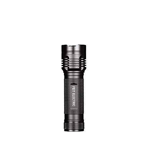 Feit Electric LED Tactical Flashlight - Aluminum Alloy - Zoomable Strike Bezel; Illuminate up to 600 feet - Adjustable Brightness from 170-500 Lumen | Requires 3-AAA Batteries - Image 2