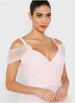 True Decadence Pleated Petal Skirt Midi Dress  - Image 3