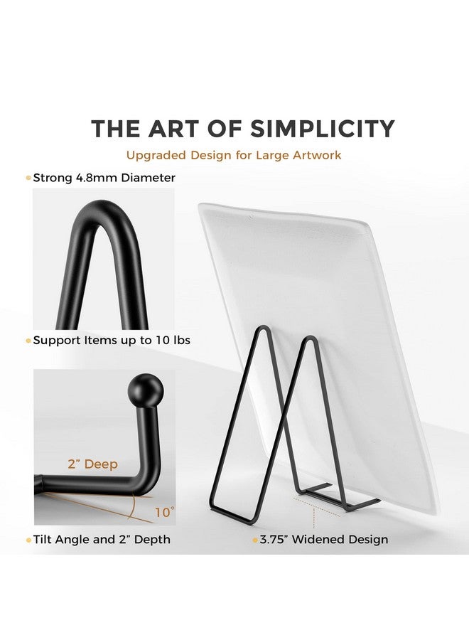 TRLife TR-LIFE Plate Stands/Holder for Display, 8 Inch, Large, Metal Frame for Picture, Decorative Platter, Book, Photo Easel (2 Pack) - Image 3