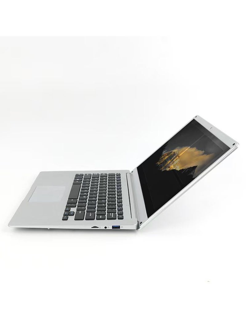 Laptop With 14 Inch Display, Celeron J3455 Processor/6GB RAM/256GB SSD/Intel HD Graphics/Windows 10 English/Arabic Silver-Black - Image 4